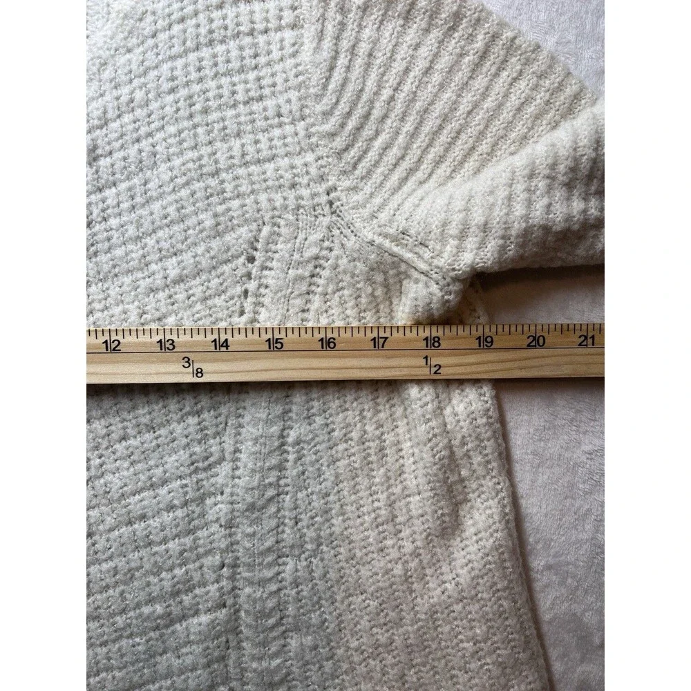 Armani Exchange A|X Women’s Cream Open-Front Knit Cardigan S